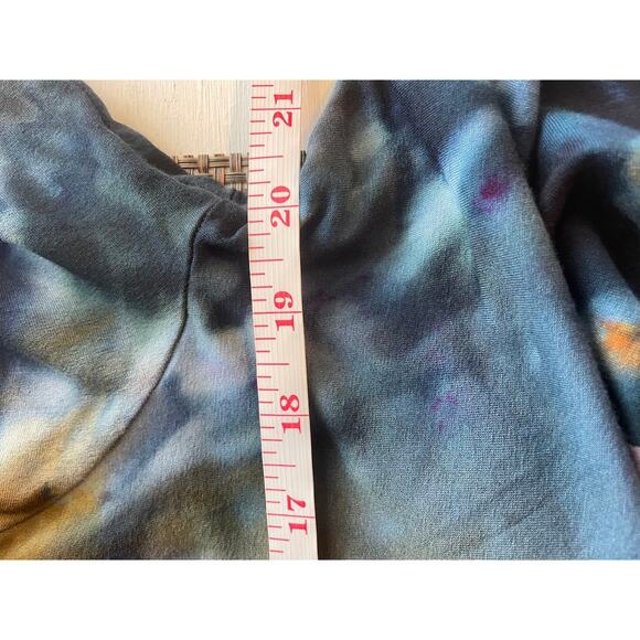 Heyne Bogut Slouch Tee Dress Womens 4 Oversized Artsy Lagenlook Midi Dress Blue - Picture 11 of 12